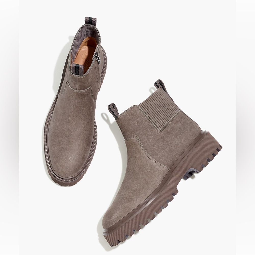 Madewell Henry Lugsole Boot in Nubuck